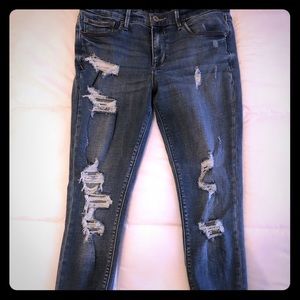 Distressed express jeans! Never worn!